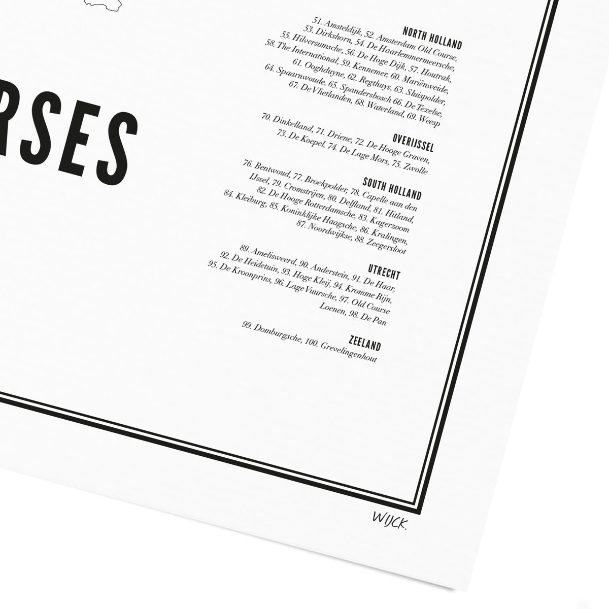 Golfbanen van Nederland | WIJCK. 